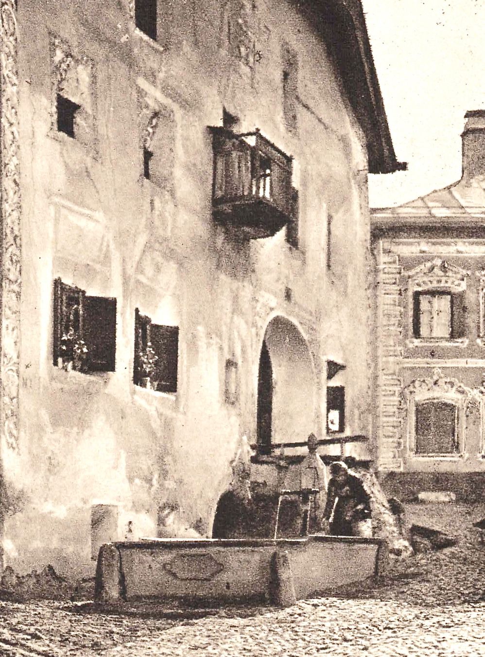 Cartoline postali: GUARDA ca. 3.95 (GR) – Usato da Oberdorf BL venduto da Hopfehuepfer 1