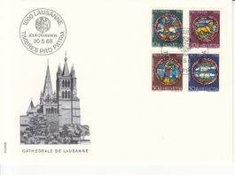 SBK B138 - B141 FDC Philswiss