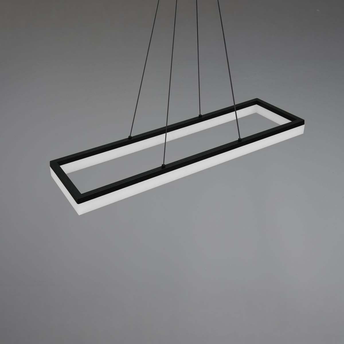 Lampadari & plafoniere: LED Pendelleuchte Schwarz, 70 cm x 20 cm – Nuovo (secondo la descrizione) da Kreuzlingen venduto da Smart-Light 7