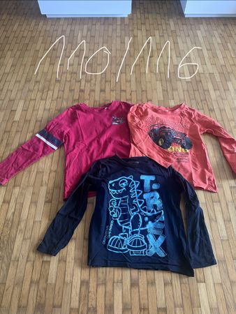 3 Langarmshirts Jungen Grösse 110/116 in gutem Zustand