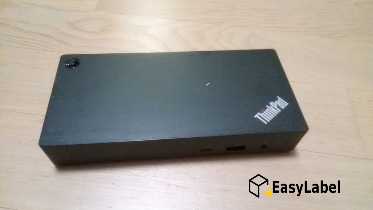 Lenovo Dockingstation: Lenovo ThinkPad Universal USB-C dock. Lieferung gratis – Gebraucht aus Glattpark(Opfikon) von easylabel