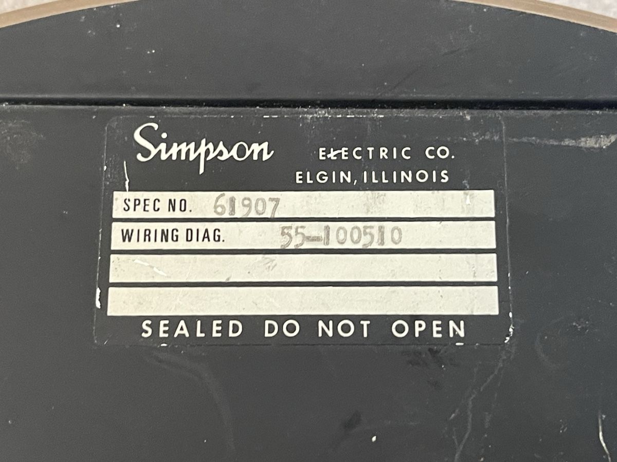 Misurare: Simpson Model 3623 Grad Celsius Analoganzeige – Usato da Elsau venduto da isidobrany09 6