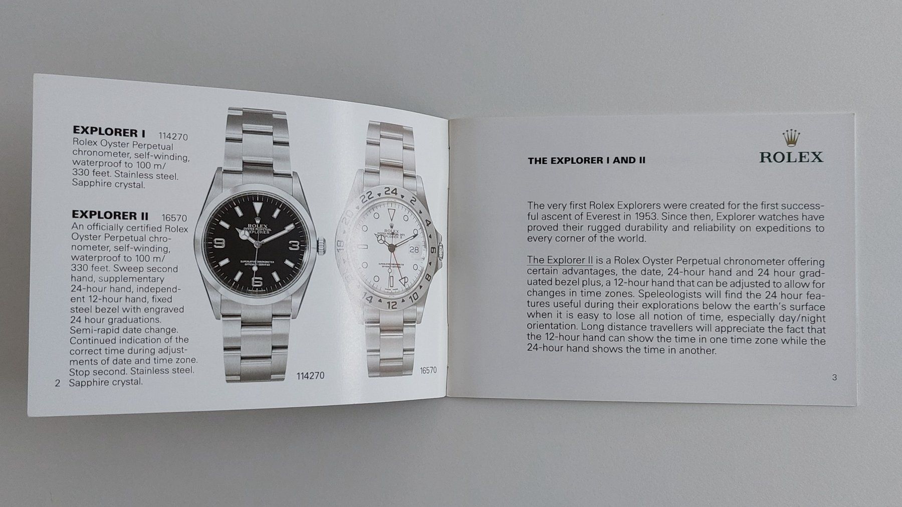 Rolex Orologi: Rolex Booklet 2005 Explorer ENG VINTAGE – Usato da St. Gallen venduto da shatcy 1
