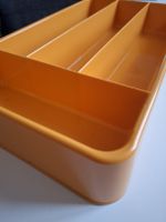 70er Jahre plastic Schubladeneinlage orange, Besteck,Vintage