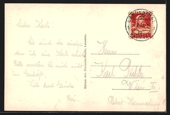 Cartoline postali: AK Langenthal, Marktgasse, 1928 – Usato da Berlin venduto da bartko-reher 1