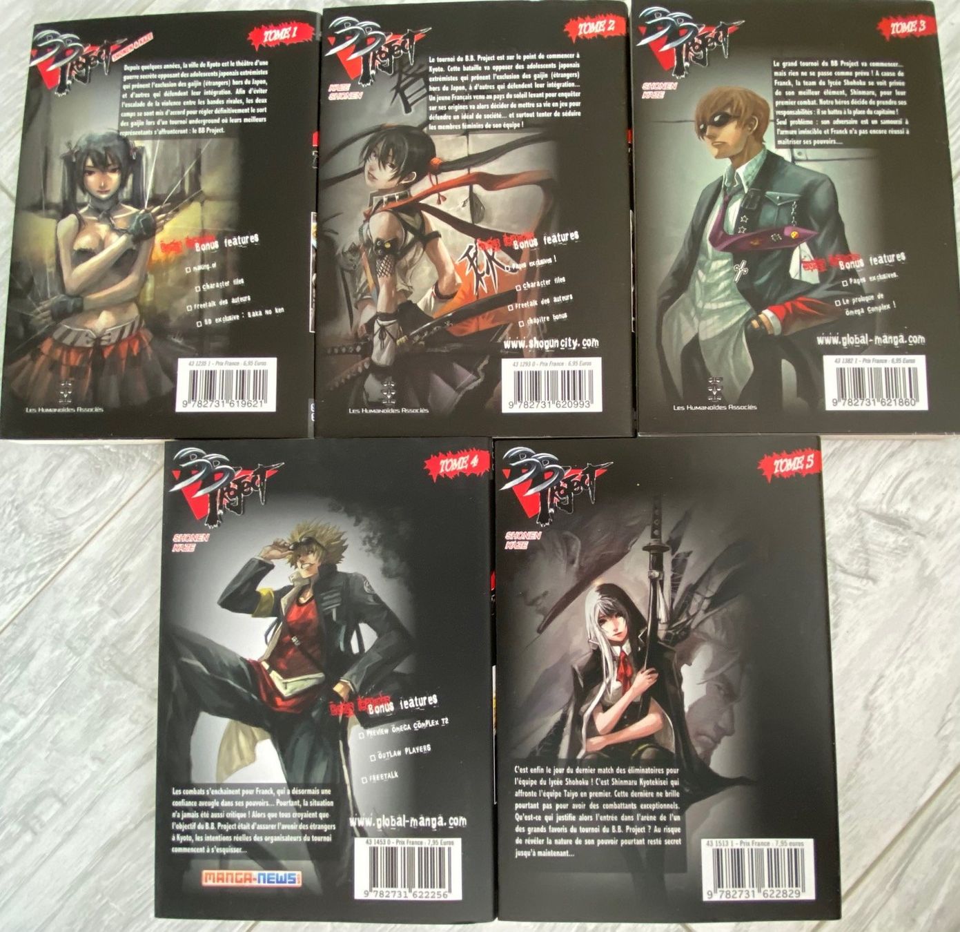 BD: Manga - BB project - numéros 1 à 5 série terminée – Neuf (Voir description) à Geneveys-Coffrane par Momoali 1