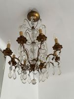 Elegante Vintage Kristall Leuchter - Top Zustand! Elektrisch