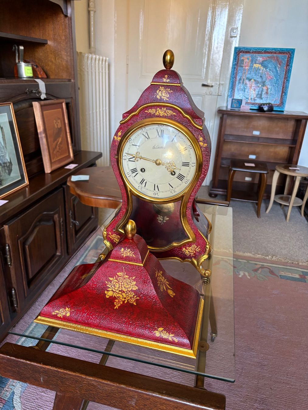 Stand- & Wanduhren: Authentique Pendule Neuchâteloise "Le Castel" 43cm – Gebraucht aus Geneveys-Coffrane von gia_mlv9