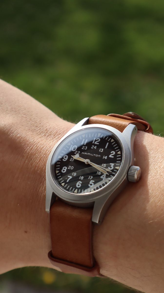 Hamilton Orologi: Hamilton Khaki Field Mechanical 38mm + 8 Straps ab 1.-! – Nuovo (secondo la descrizione) da Seedorf BE venduto da cali_watches 3