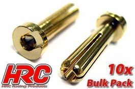 Stecker-Gold 4.0mm -männchen Low Profile