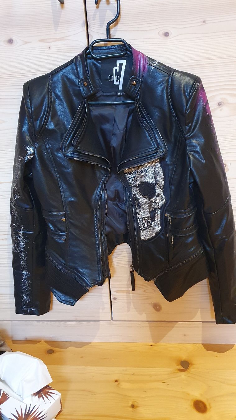 Giacche: Lederjacke Cloudz C7 Kunstlederjacke mit Totenkopf – Nuovo (secondo la descrizione) da Schaanwald venduto da Gismo034 2
