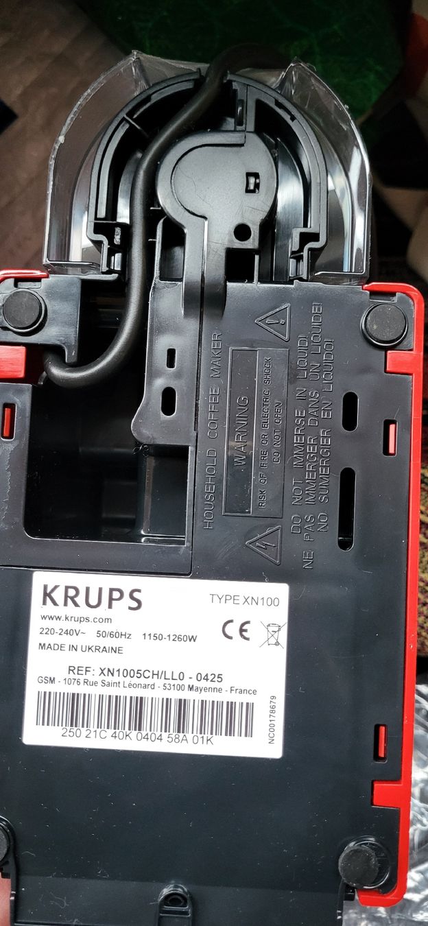 Krups Macchine per caffè & Macchine per espresso: Machine à café Nespresso Krups rouge – Nuovo (secondo la descrizione) da Düdingen venduto da boascompras 2