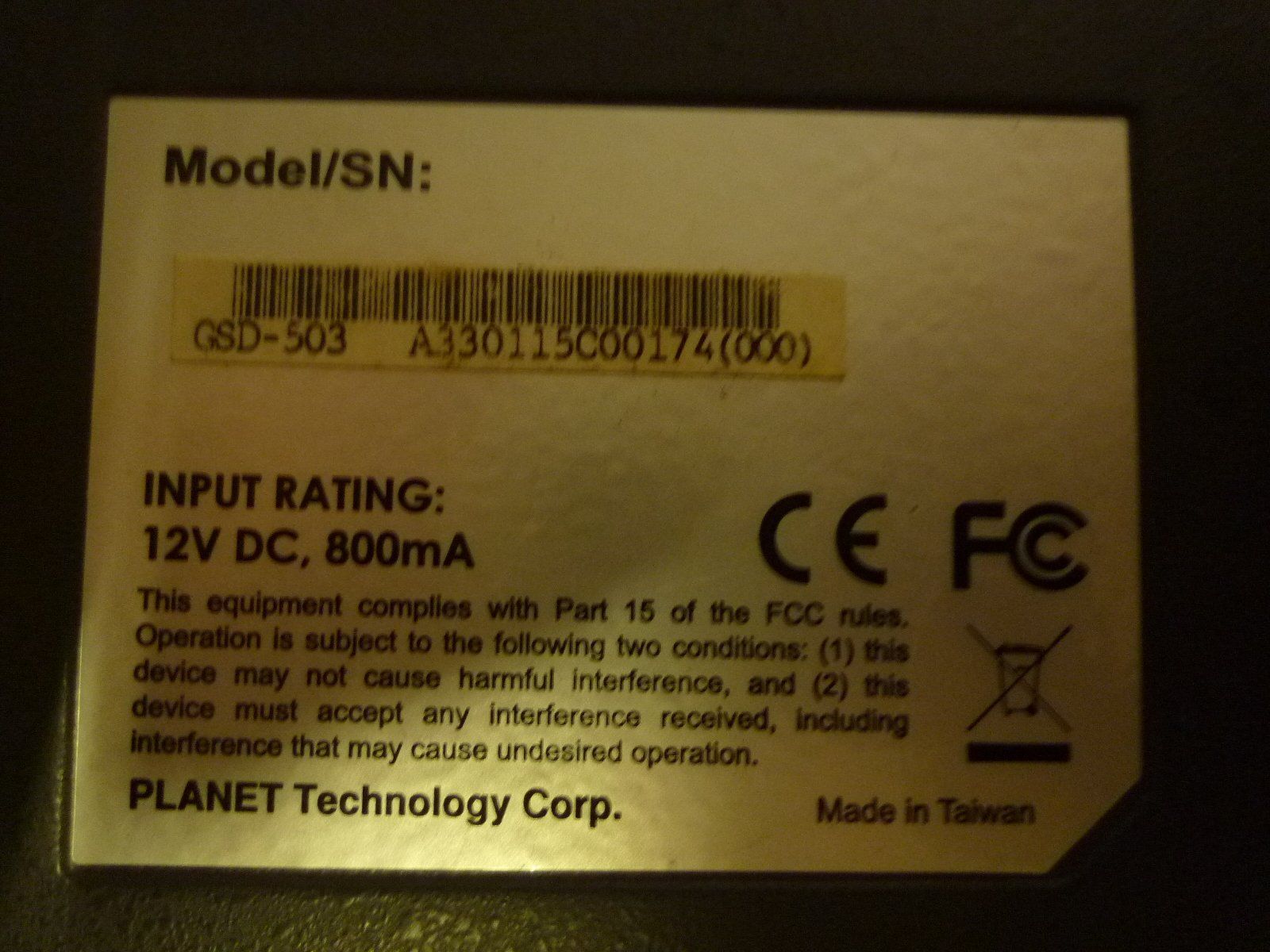 Modem & Router: Planet Switsch 5 Port – Usato da Sissach venduto da Gruetter-Moto-Center 1
