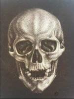 P.Kozak "Totenkopf"  Aquatinta auf Bütten - signiert
