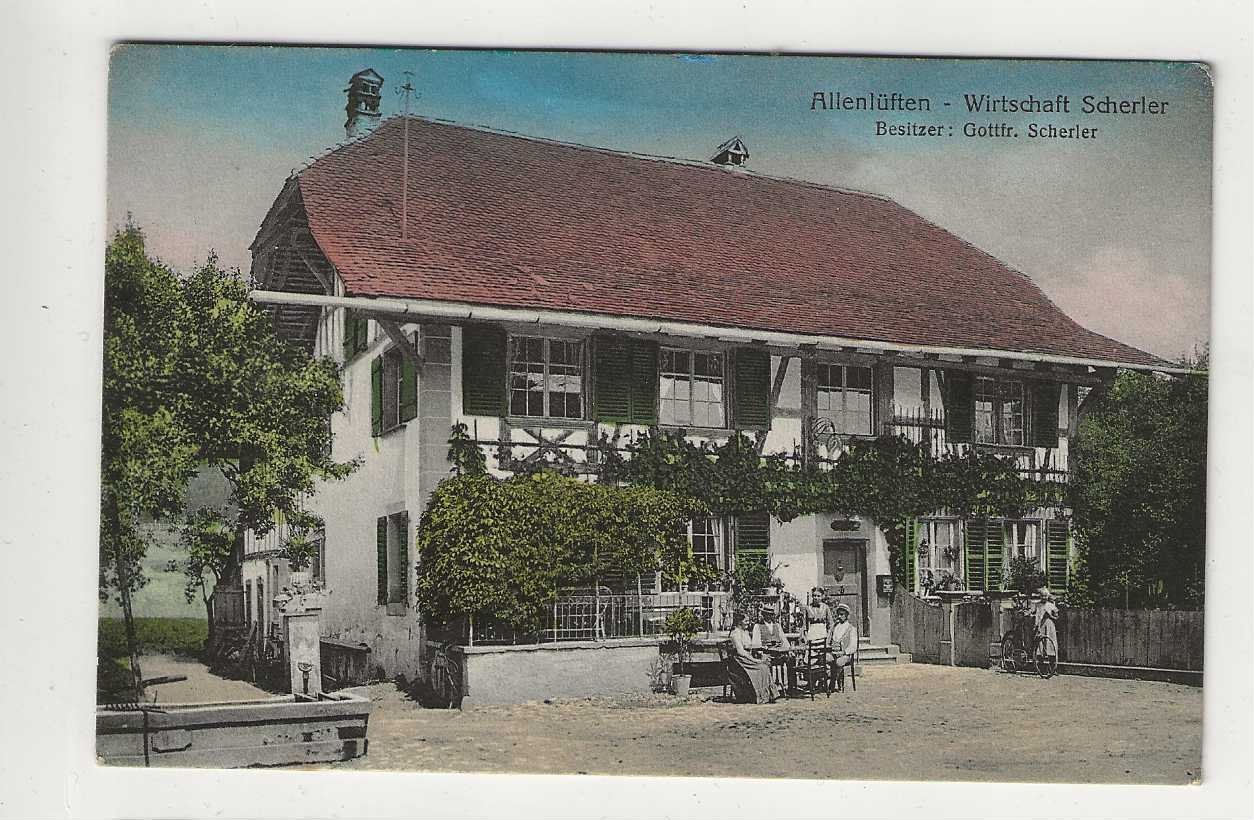 Cartoline postali: Allenlüften, 1922 – Usato da Spiez venduto da Niesen20