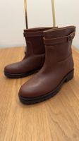Max Mara Damenschuhe LEDER Schuhe klassische Stiefel 38