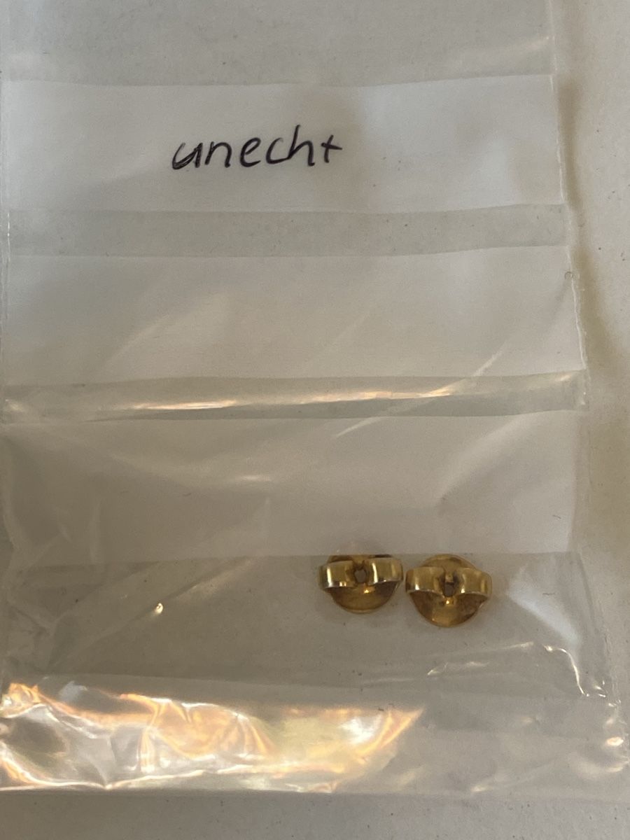 Christ Orecchini pendenti & Orecchini a lobo: Ohrstecker Kleeblatt Design echte Amethysten – Usato da Engelburg venduto da Lallylala 4