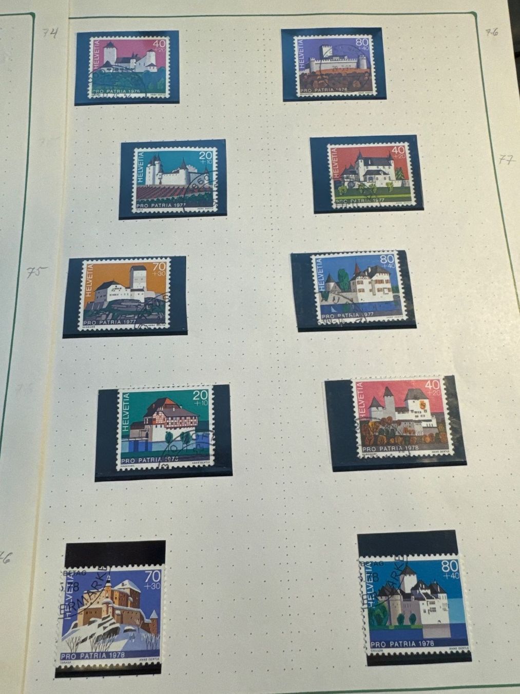 Tutti i francobolli: Pro Patria Lot, gestempelt – Usato da Küssnacht am Rigi venduto da POSTOMASTER 2