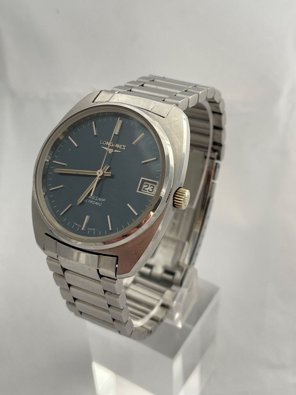 Longines Orologi: Longines Flagship Ultronic - Stimmgabeluhr - Vintage – Usato da Lenzburg venduto da R-T-I 2