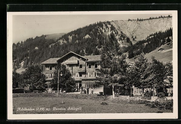 Ansichtskarten: AK Adelboden, Pension Schlegeli – Gebraucht aus Berlin von bartko-reher