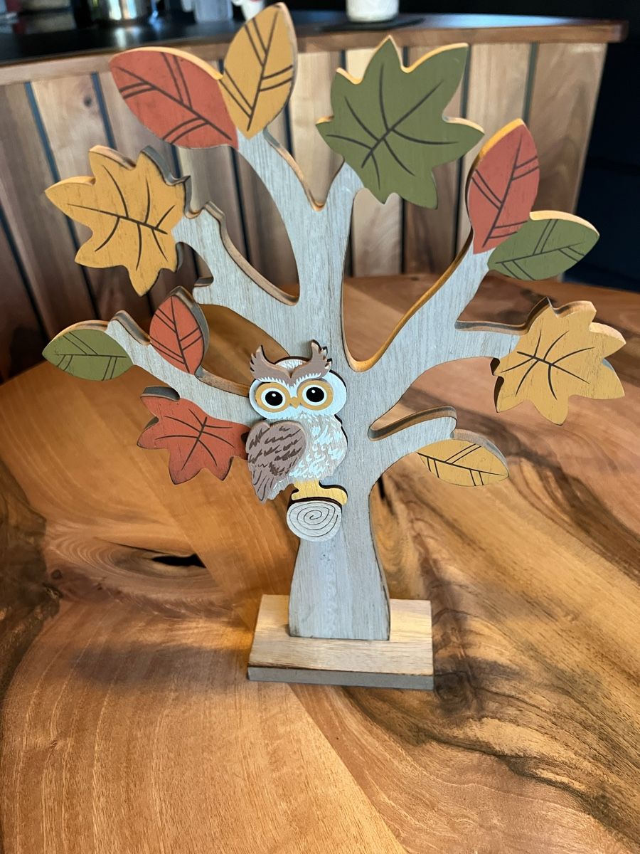 Alle Dekorationen: Herbstdeko Set Holz, Baum, Eule, Fuchs - Neuwertig!! – Neu (gemäss Beschreibung) aus Derendingen von Laubfleckerli 1