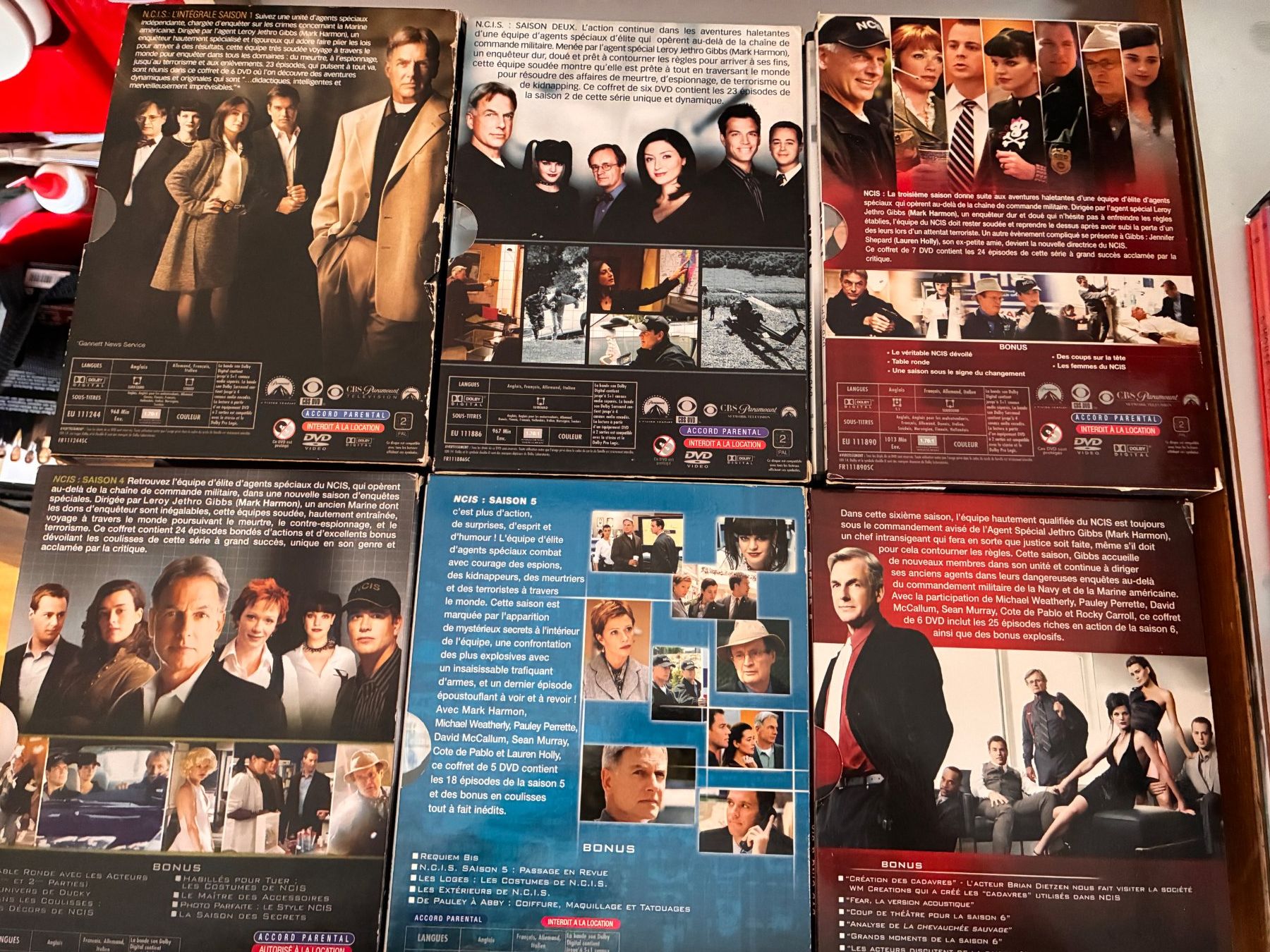 Tutti i DVDs: NCIS - Saisons 1 a 6 + 8 (Coffrets DVD) – Usato da Vevey venduto da zecollector 1