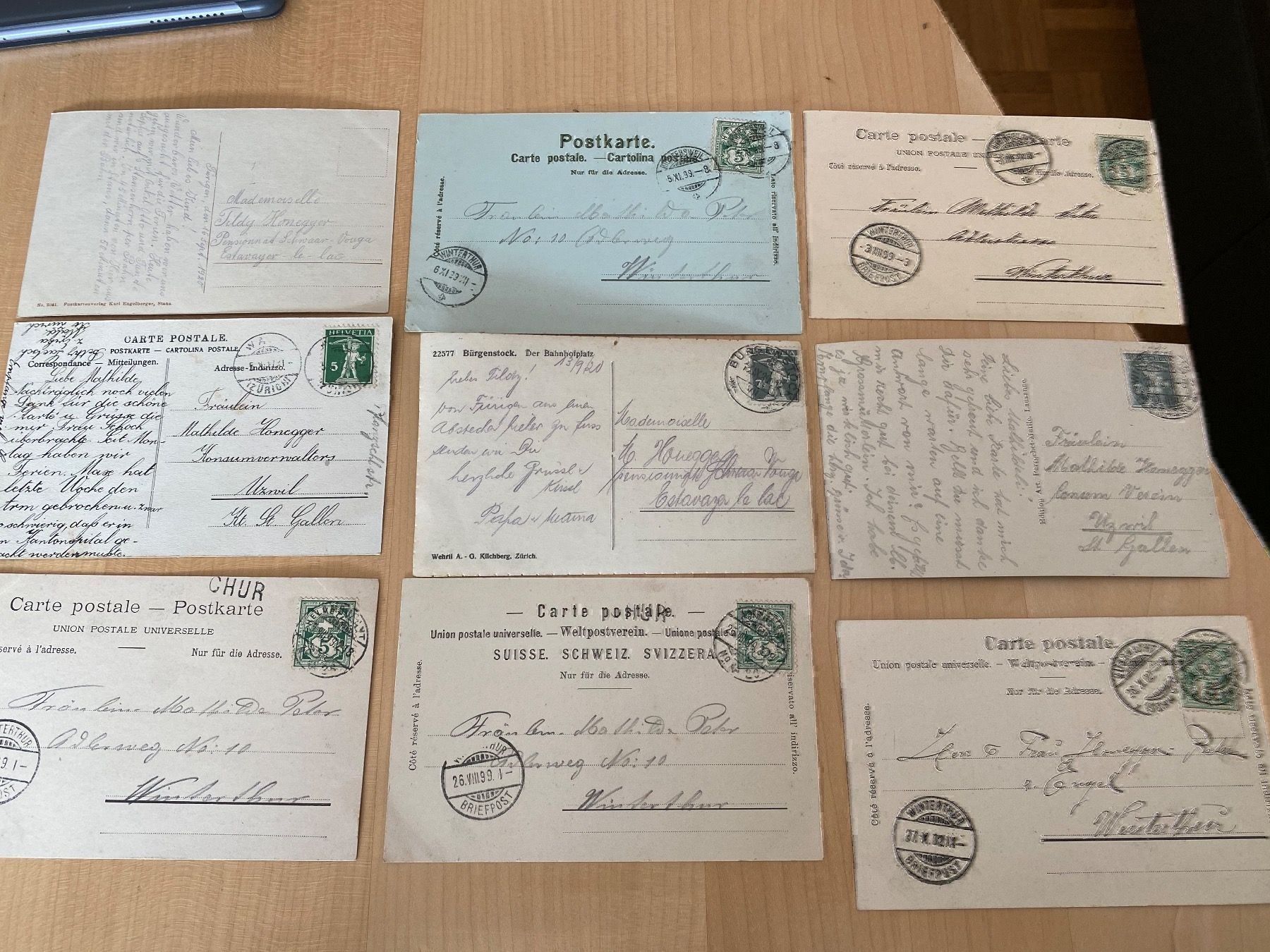 Cartoline postali: Lot Ak Nr 2 – Usato da Mosnang venduto da Goldwasser 5