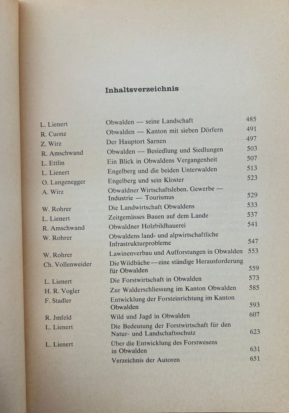 Libri: Wald und Mensch in Obwalden – Usato da Sarnen venduto da Livres 2