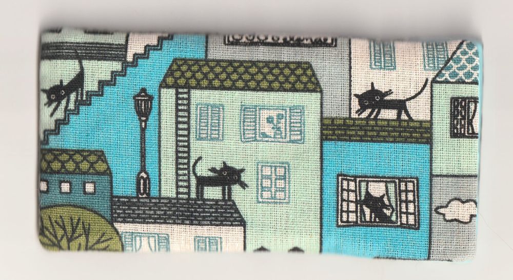 Niedliches Katzen Brillenetui Aus Neopren - Weiches Etui Mit Reißverschluss