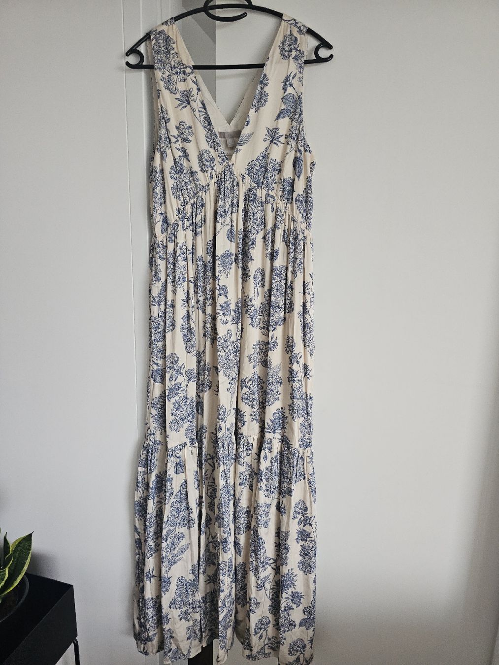 H&M Kleider: Maxikleid H&M Blumenmuster Blau Weiss Grösse S – Neu und originalverpackt aus Aesch ZH von _tigerlily_ 4