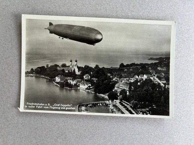 Ansichtskarten: Postkarte alt, Friedrichshafen, "Graf Zeppelin" – Gebraucht aus Niederwil AG von dahu75