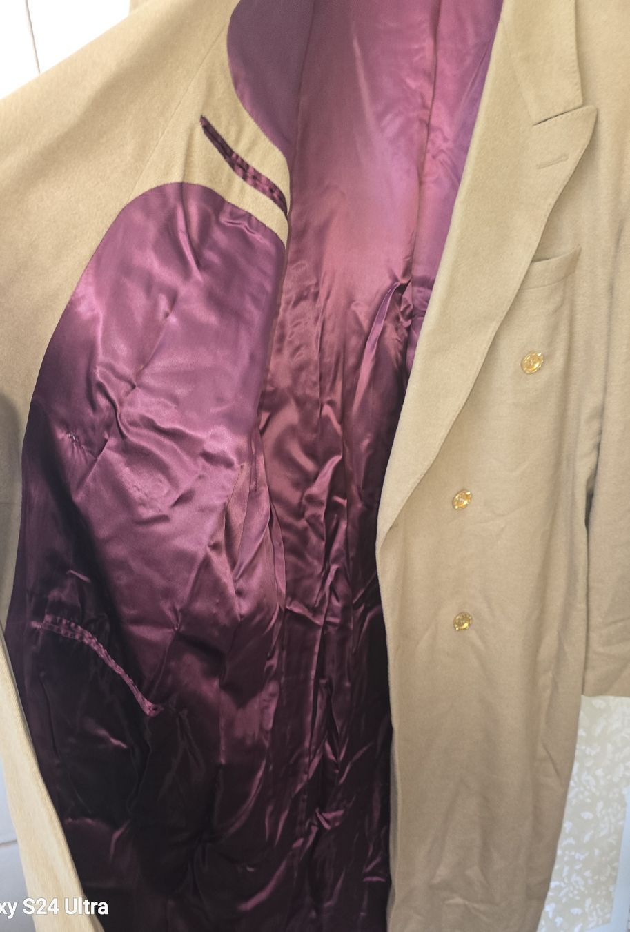 Cappotti: Edler Vintage Wollmantel, Camel – Usato da Gelterfingen venduto da charly3333 1