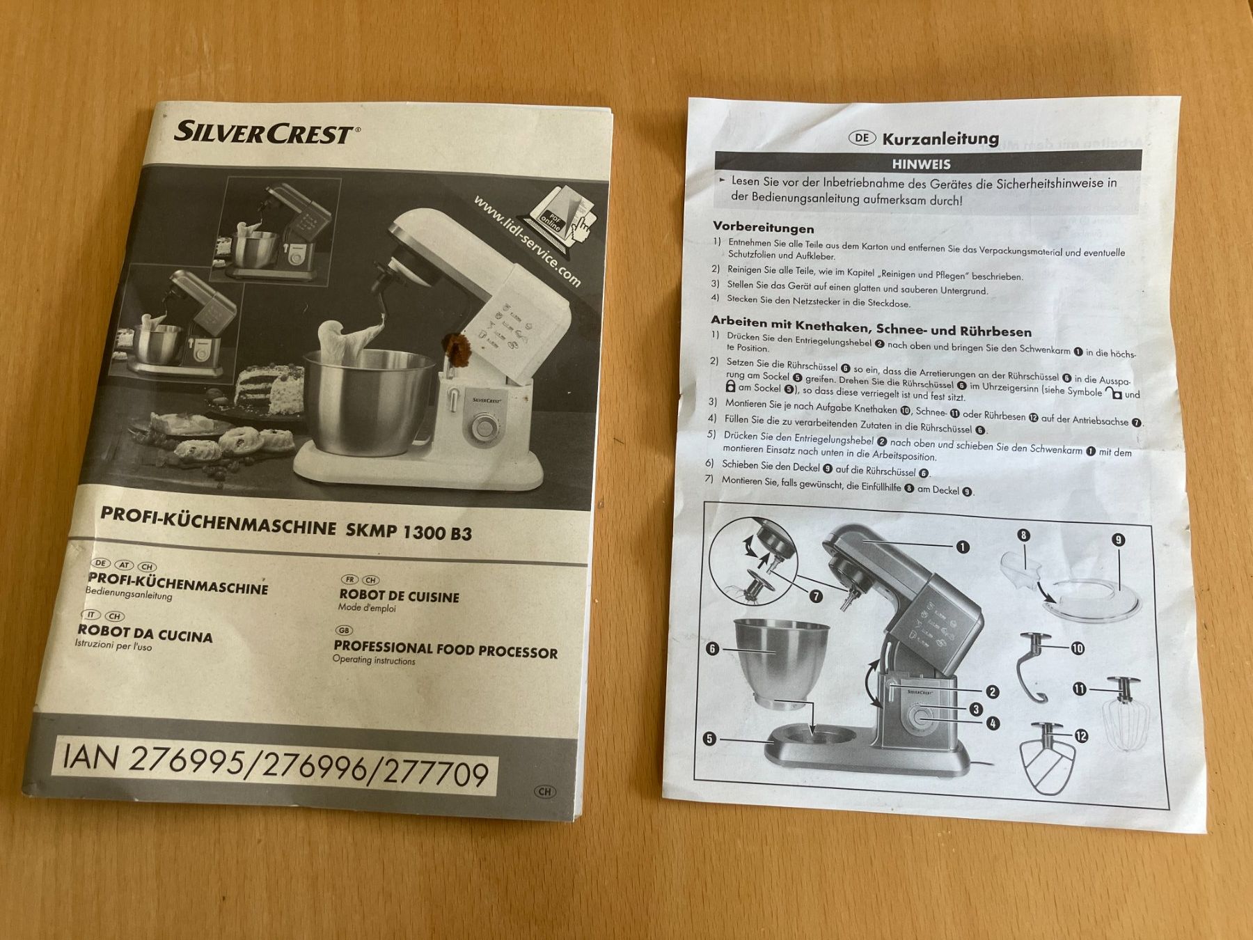 SilverCrest Elettrodomestici da cucina: Silvercrest  Küchenmaschine SKMP 1300 B3 – Usato da Triengen venduto da momeworker83 5