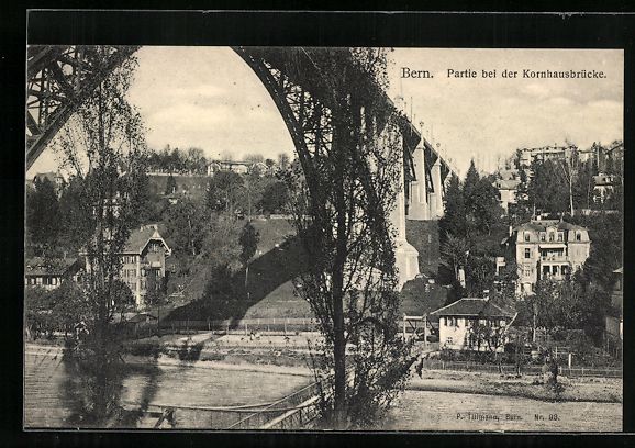 Cartoline postali: AK Bern, Partie bei der Kornhausbrücke – Usato da Berlin venduto da bartko-reher