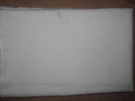 Baumwollstoff weiss uni