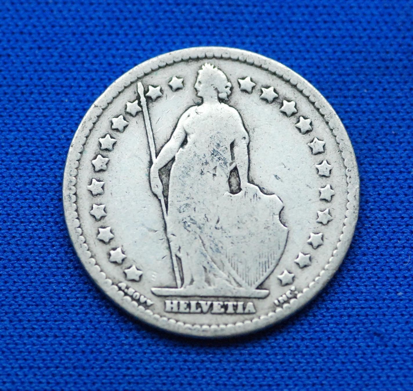 Tutti le monete: Silberner 1.- Jg. 1886 – Usato da Mühlethal venduto da sowato 1