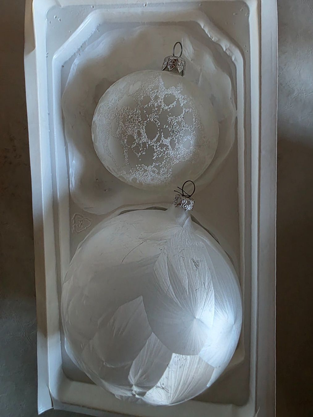Tutte le decorazioni: 2 echt Glas Weihnachts-Kugeln Noël – Usato da Walterswil BE venduto da Lonitti 2