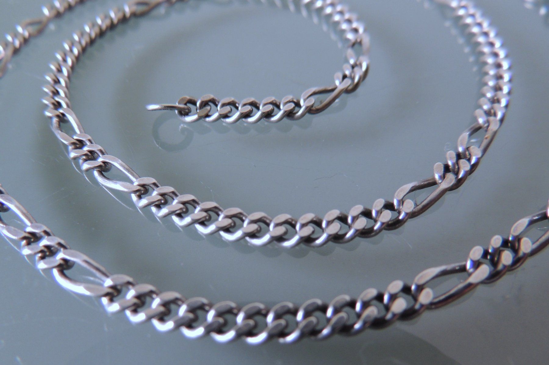 Catenine: Silber 800 Panzer Halskette 46 cm / 3,25 mm – Usato da Waldenburg venduto da schaller707 2