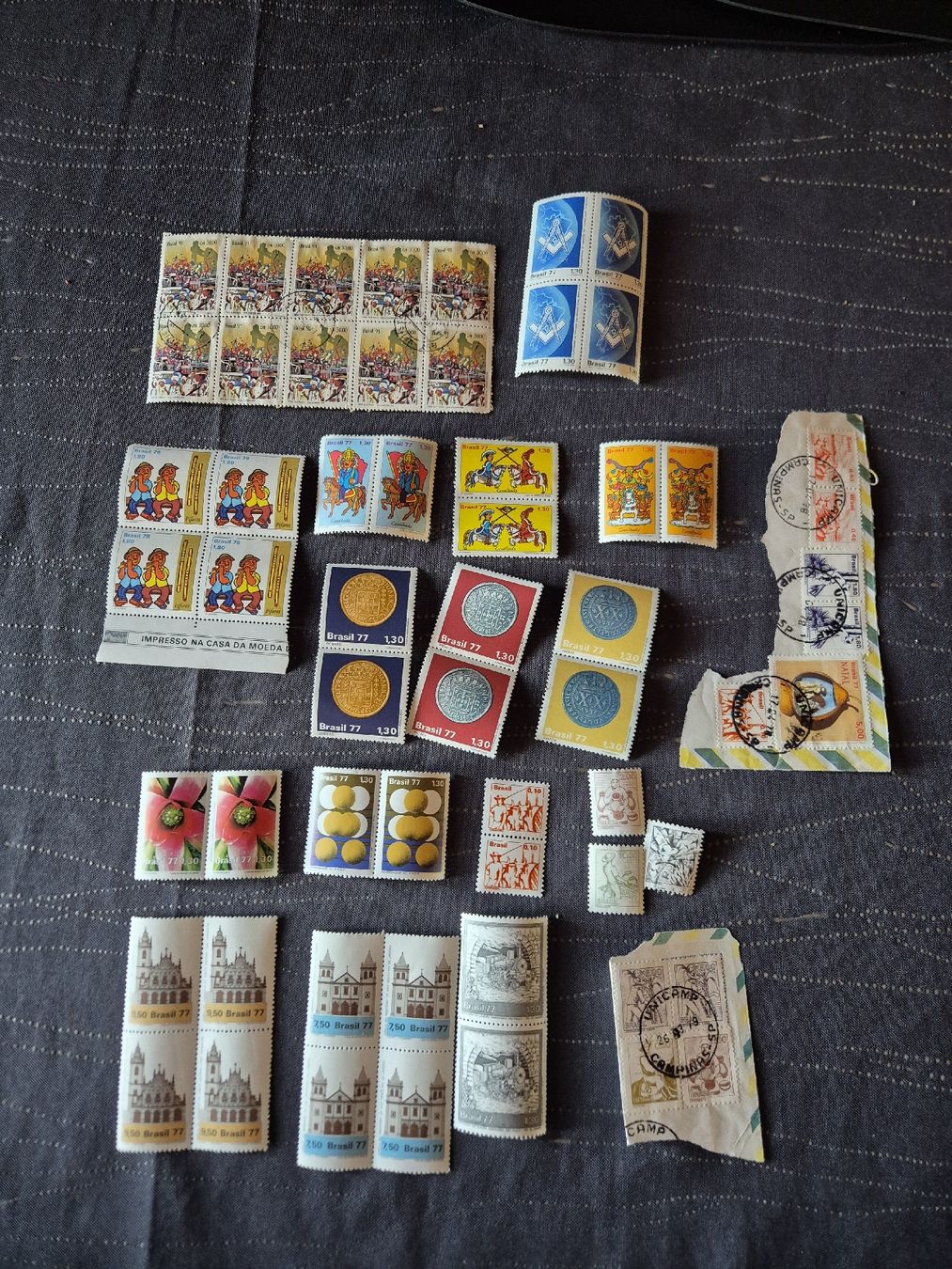 Alle Briefmarken: lot de timbres brésilien  – Gebraucht aus Cossonay-Ville von bricbroc