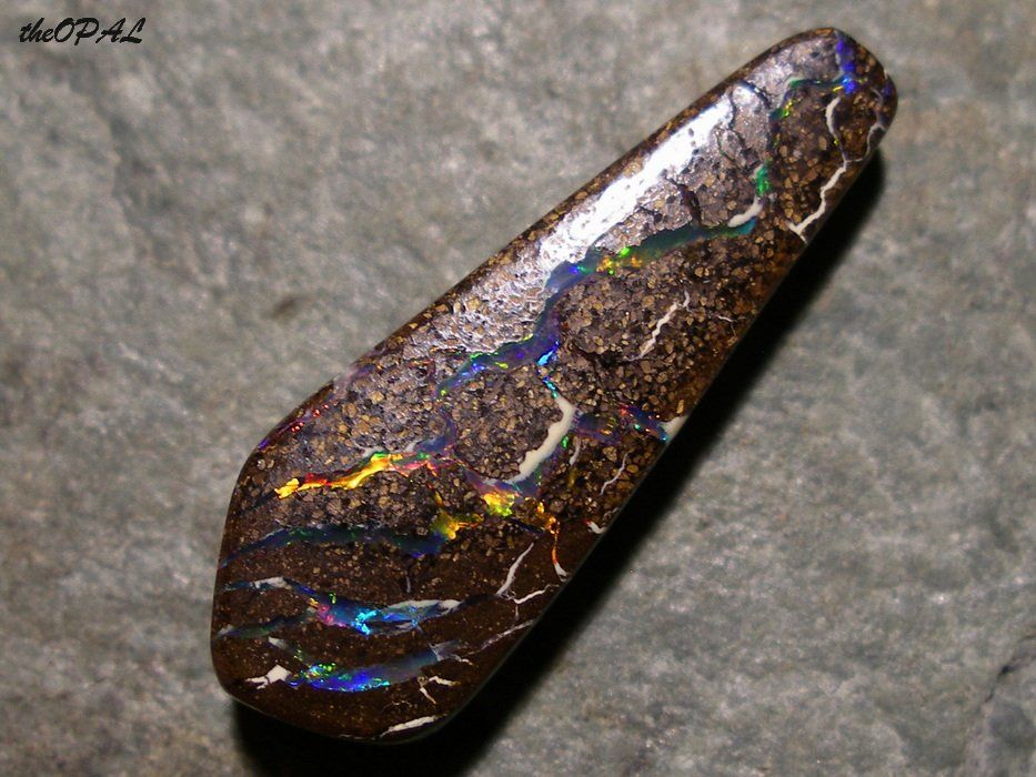 Pietre preziose: theOPAL *** FARBENFROHER BOULDER MATRIX OPAL 18,72ct *** – Nuovo e nell'imballaggio originale da Ebnat-Kappel venduto da theOPAL 2