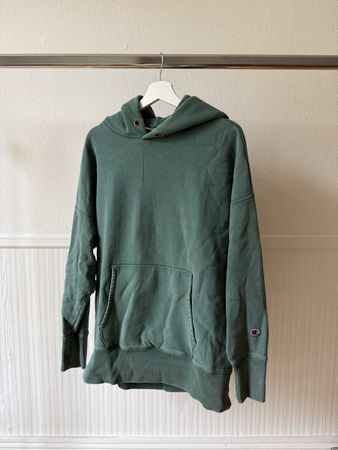 Hoodie Champion gruen Groesse M gebrauchter Zustand