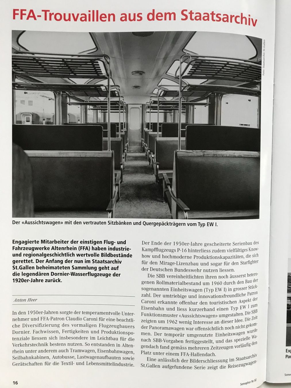Riviste & Magazine: Semaphor Klassiker der Eisenbahn, Nr.82, Sommer 2024 – Usato da Köniz venduto da vasco013 5