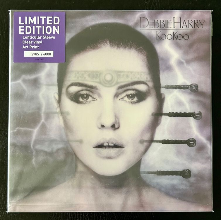 DEBBIE HARRY „KooKoo“ LTD # Clear VINYL LP Art Print BLONDIE (Neu und ...