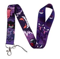 Pokémon Gengar Lanyard Schlüsselband Violett Neu