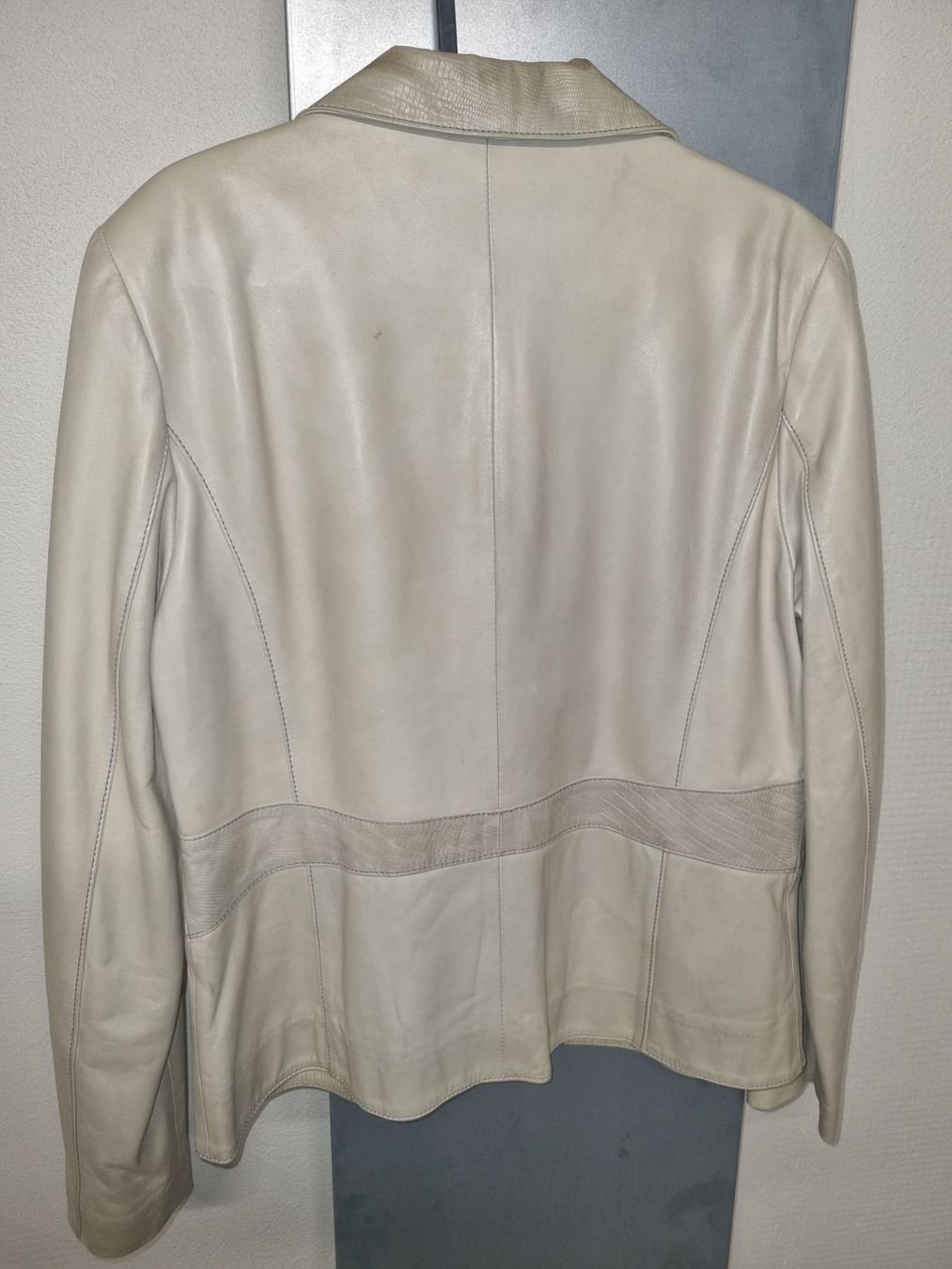 Giacche: Coole Lederjacke mit Krokostyle – Usato da Spiez venduto da ste_wvy9 1