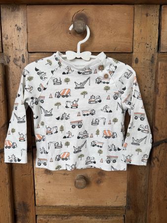 T-shirt manches longues 12 mois (80cm)  🏗️ Manor Baby