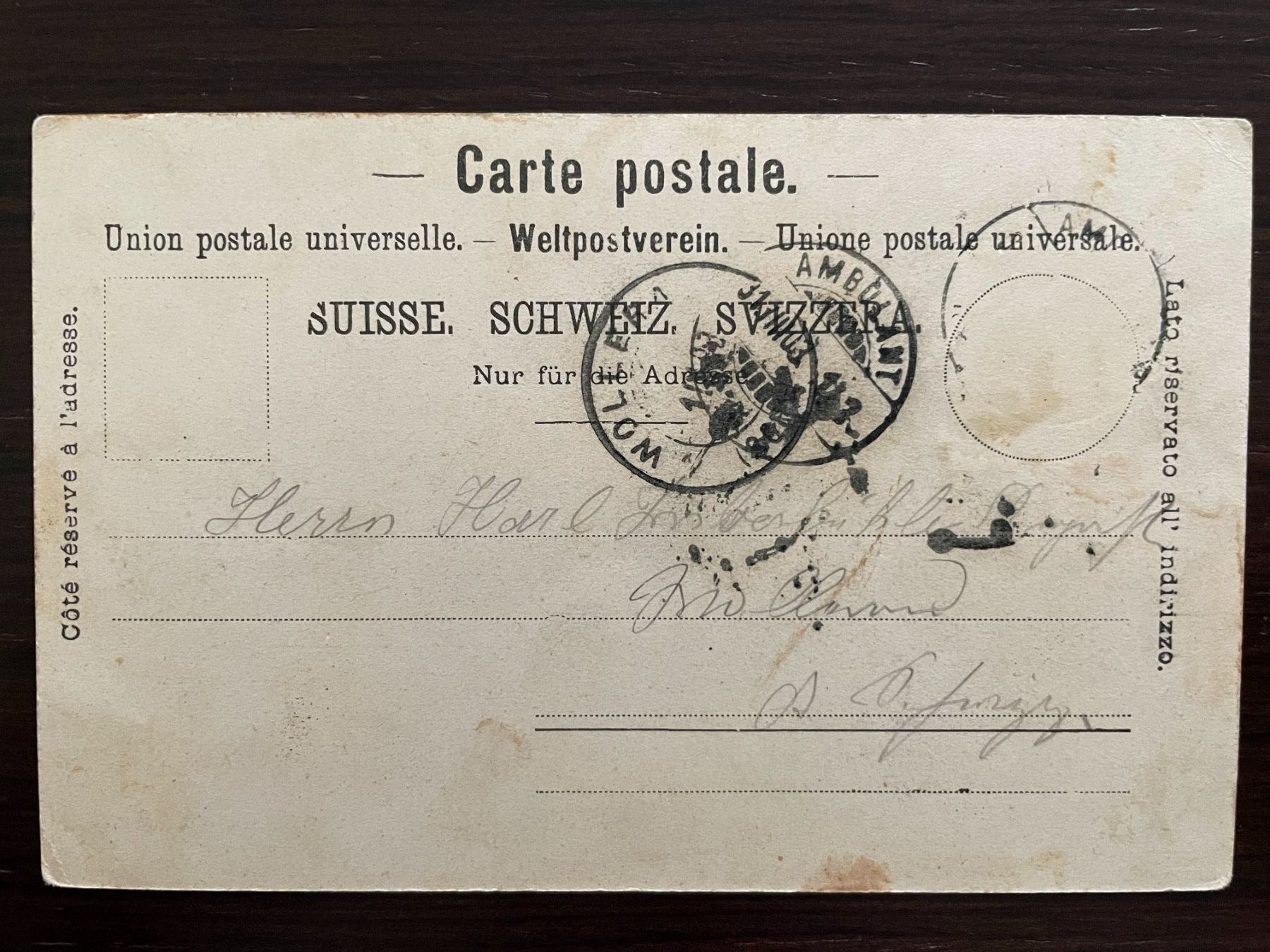 Cartoline postali: BUCHS - WERDENBERG SG mit dem Schloss, 7 Ansichtskarten – Usato da Wald ZH venduto da TLILEF 2