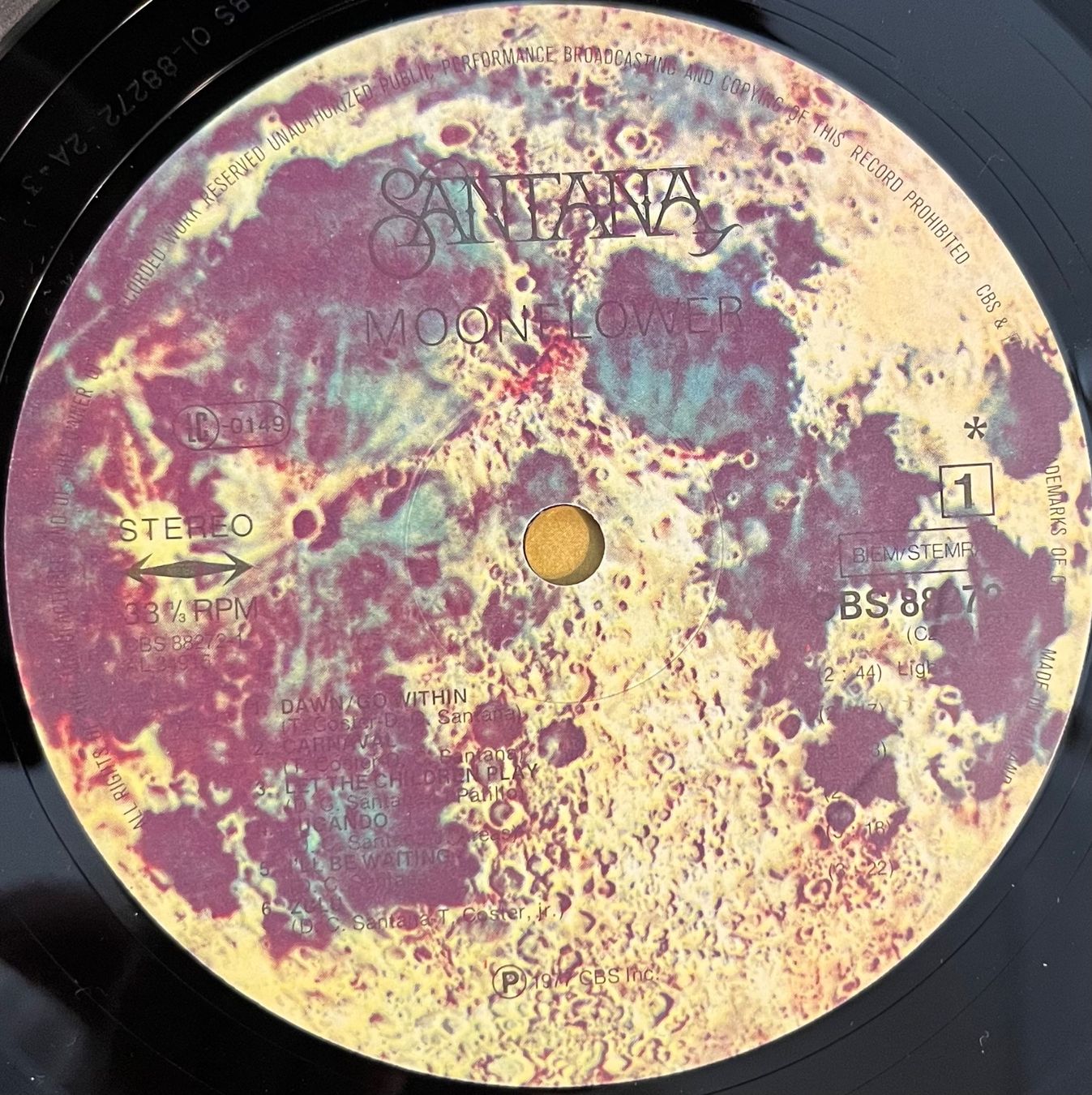 Vinyles: SANTANA - MOONFLOWER - 2 Vinyles 33 Tours – D'occasion à Bussigny par vinyl-pas-cher 4