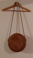 Geflochtene Korbtasche, Durchmesser 20cm, Sommer Look!