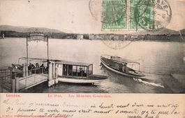 Genf (GE) Der Hafen die Dampfschiffe